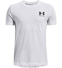 Under Armour T-shirt - UA Sportstyle Left Chest - Hvid