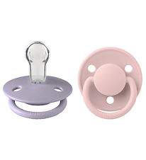 BIBS De Lux Sutter - 2-pak - Rund - Blossom/Dusky Lilac