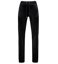 Juicy Couture Velourbukser - Jet Black