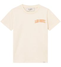 Les Deux T-Shirt - Blake - Ivory/Dusty Orange