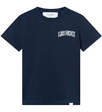 Les Deux T-Shirt - Blake - Dark Navy/Ivory