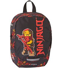 Lego Ninjago Brnehavetaske - Rd/Sort