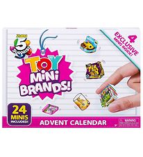 5 Surprise Julekalender - Mini Brands - Toy - 24 Låger