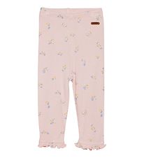 Minymo Leggings - Rib - Peach Whip
