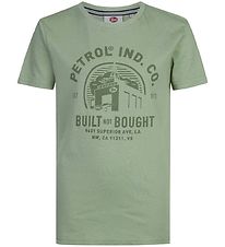 Petrol Industries T-shirt - Round Neck - Light Pesto