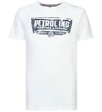 Petrol Industries T-shirt - Classic Print - Bright White