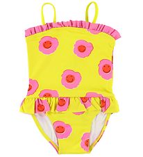 Stella McCartney Kids Badedragt - UV50+ - Gul m. Blomster