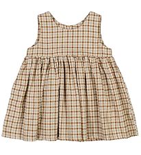 Wheat Kjole - Pinafore Wrinkles - Golden Dove Check