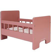 Little Dutch Dukkeseng m. Sengetj - Wooden Doll Bed