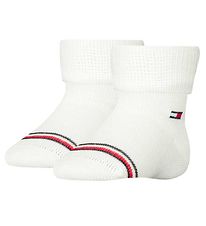 Tommy Hilfiger Strømper - 2-pak - Hvid