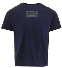 EA7 T-shirt - Navy m. Sort