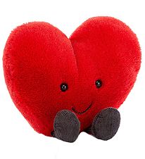 Jellycat Bamse - 20x17 cm - Amuseable Red Heart