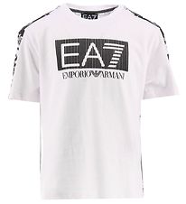 EA7 T-shirt - Hvid/Sort m. Camouflage
