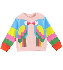 Stella McCartney Kids Sweatshirt - Rosa m. Papegøjer
