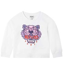 Kenzo Sweatshirt - Hvid m. Tiger