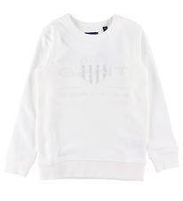 GANT Sweatshirt - Archive Shield - White