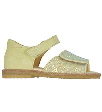 Angulus Sandal - Lysegul m. Glitter