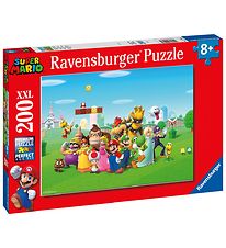 Ravensburger Puslespil - 200 Brikker - Super Mario Adventure