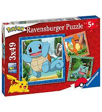 Ravensburger Puslespil - 3x49 Brikker - Pokémon