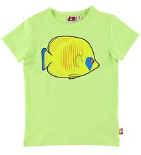 DYR-Cph T-Shirt - DYRGrowl - Light Lime m. Fanefisk