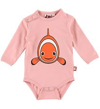 DYR-Cph Body l/ - DYRQuack - Soft Pink m. Klovnfisk