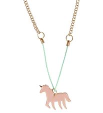 Mer Meri Halskde - Enamel Unicorn Necklace