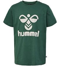 Hummel T-shirt - hmlTres - Pineneedle