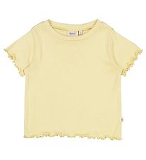 Wheat T-shirt - Irene - Rib - Yellow Dream