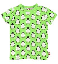 DYR-Cph T-Shirt - DYRGrowl - Bright Green m. Pingviner