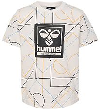 Hummel T-shirt - hmlCarlos - Marshmallow