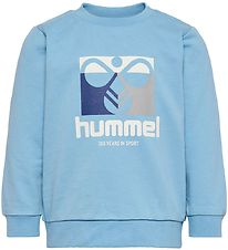 Hummel Sweatshirt - hmlLime - Dusk Blue