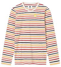 Wood Wood Bluse - Moa - Off White Stripes