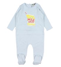 Bonton Natdragt m. Fdder - Milk-Lover - Illusion Blue