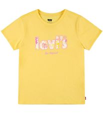 Levis Kids T-shirt - Pink Tie Dye Poster Logo - Snapdragon Yello