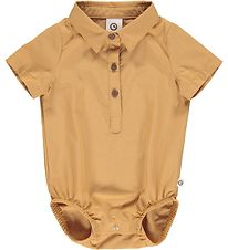 Msli Skjortebody k/ - Poplin - Cinnamon