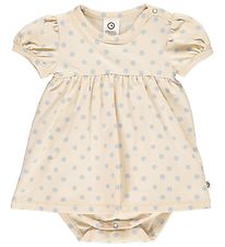 Msli Kjolebody k/ - Dot - Buttercream