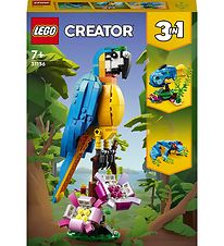 LEGO Creator - Eksotisk Papegøje 31136 - 3-i-1 - 253 Dele