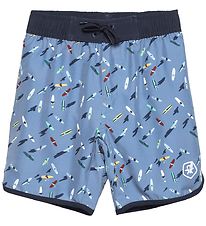 Color Kids Badeshorts - Coronet Blue