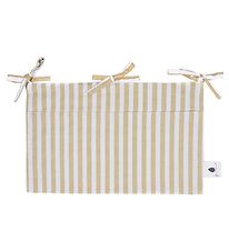 Pine Cone Sengelomme - 24x39 cm - Vida - Mustard Stripe