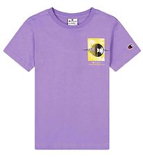 Champion T-shirt - Crewneck - Lilla
