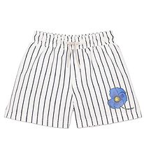 Kenzo Badeshorts - Exclusive Edition - Cream/Sortstribet m. Blom