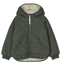 Liewood Termo/Fleecejakke - Jackson - Vendbar - Hunter Green/Mis Liewood Termo/Fleecejakke - Jackson - Vendbar - Hunter Green/Mis