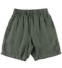 GANT Shorts - Linen - Green Ash