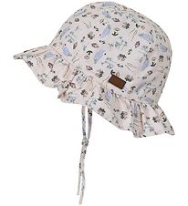 Melton Sommerhat - Off White m. Print