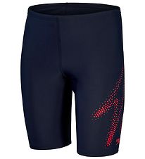 Speedo Badebukser - Hyper Boom Placement Jammer - Navy/Rd