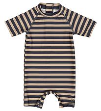 Wheat Badeheldragt - Cas - UV40+ - Ink Stripe