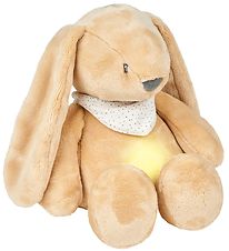 Nattou Sovebamse m. Natlys/Lyd - Sleepy Bunny - 30 cm - Pale Bro