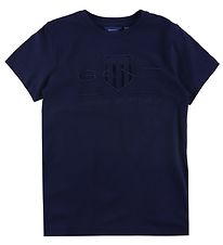GANT T-shirt - Tonal - Classic Blue