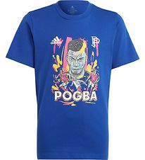 adidas Performance T-shirt - Y POGBA G T - Mørkeblå
