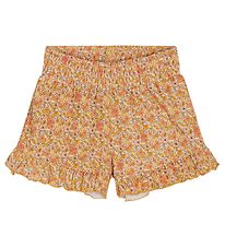 Hust and Claire Shorts - Hannah - Gul m. Blomsterprint